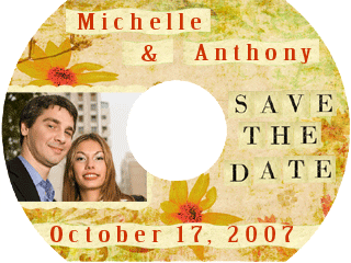 Birth AnnouncemenGreetingDisc Save The Date Unique Wedding CD