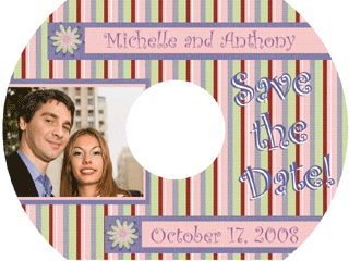 GreetingDiscs Save The Date Wedding Announcement