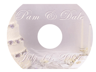 GreetingDiscs Unique Wedding Announcement CD