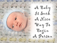 BabyDisc Electronic Birth Announcement